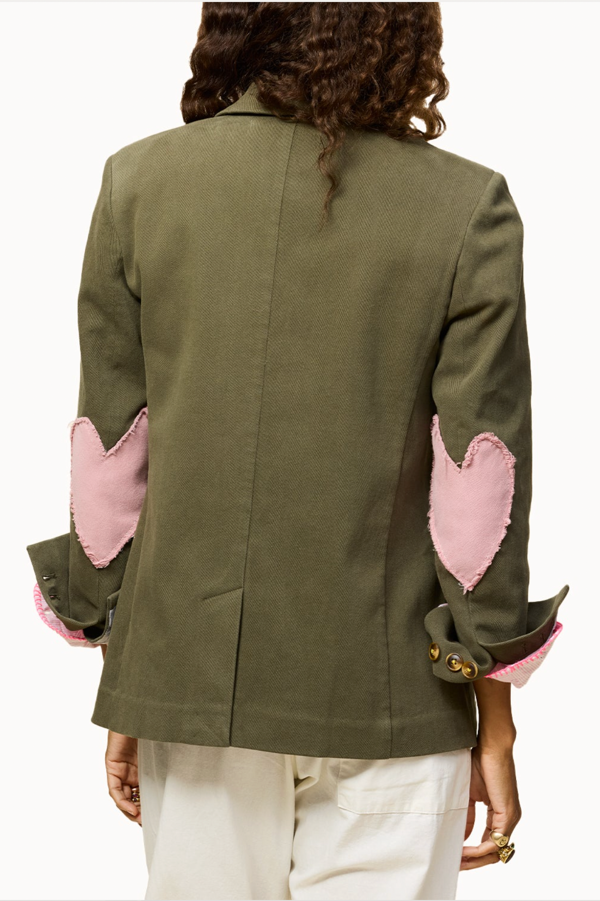 Workday Love Blazer- Army Green