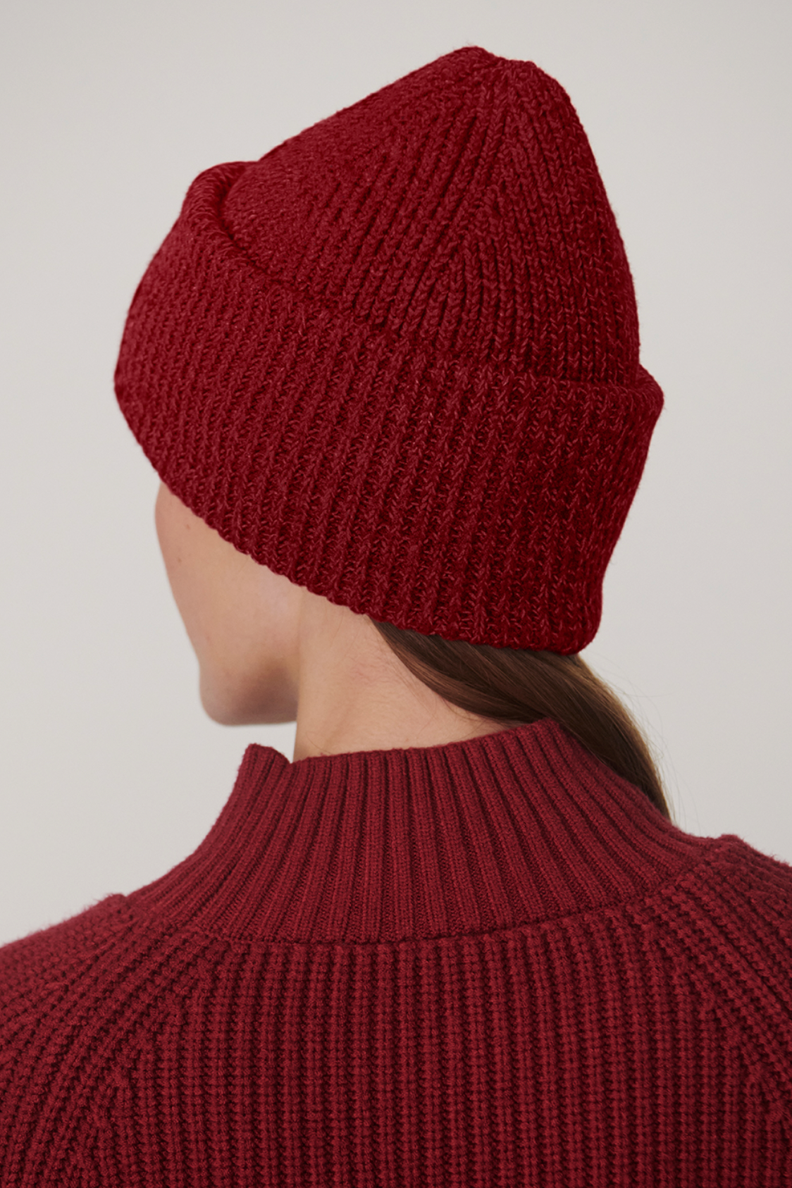 Carly Knit Beanie 2.0 in Rumba Rose