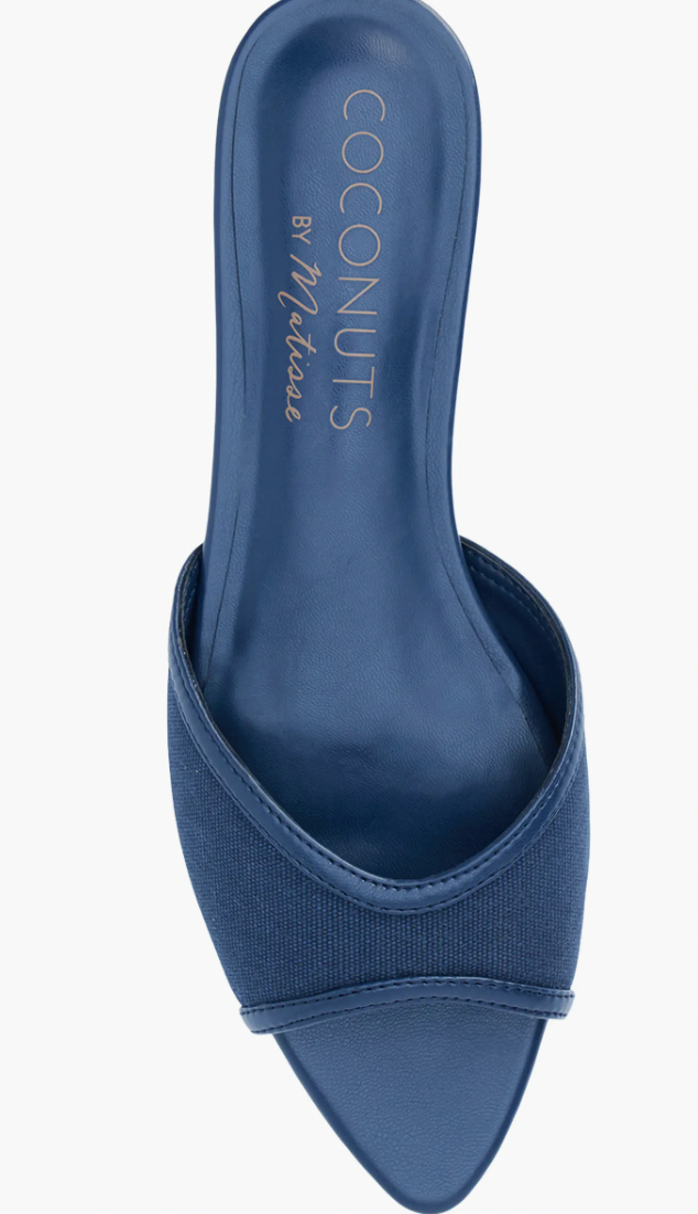 Jess Slide Sandal-Navy