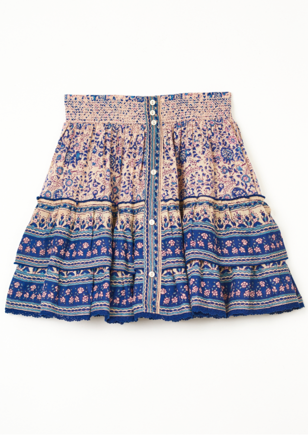 Cass Print Mini Skirt