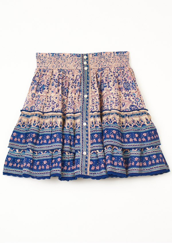 Cass Print Mini Skirt