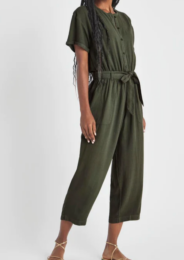 Ray Jumpsuit- Olive Green