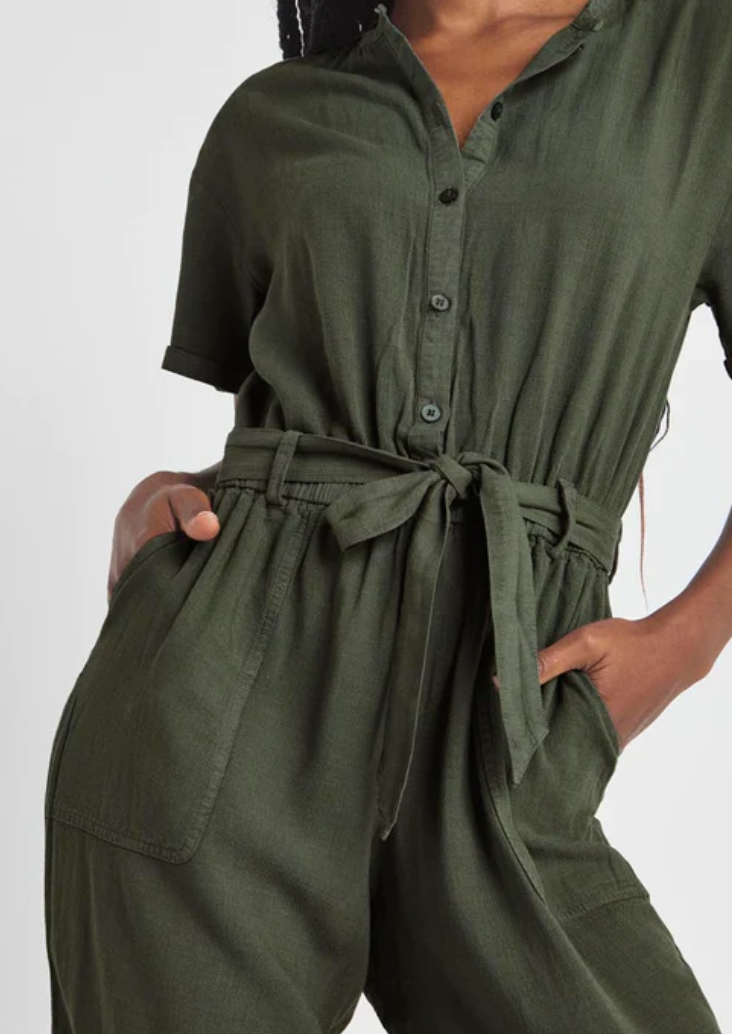 Ray Jumpsuit- Olive Green