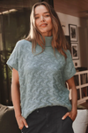 Liliana Turtleneck Sweater- Dusty Teal