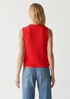 Estelle Sweater Vest- Cherry Red