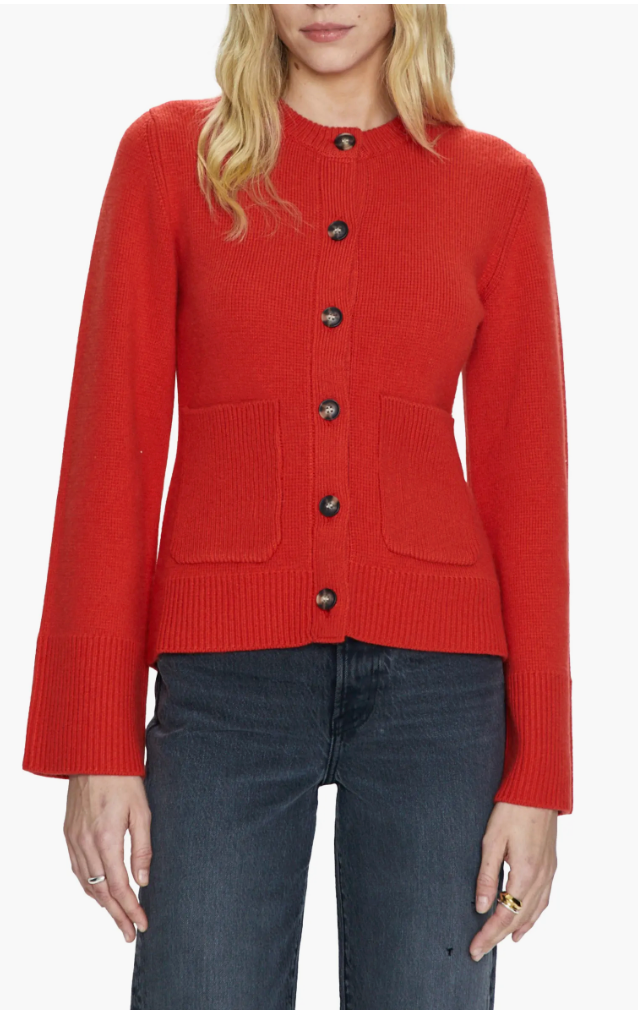 Dani Cardigan- Rouge Red