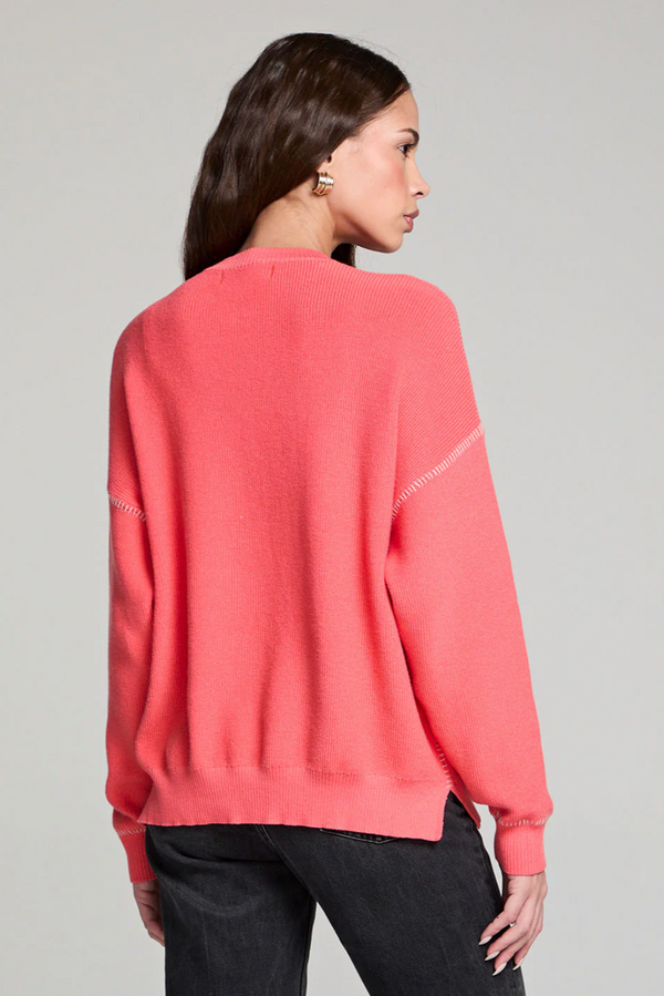 Izabela Sweater—Crimson