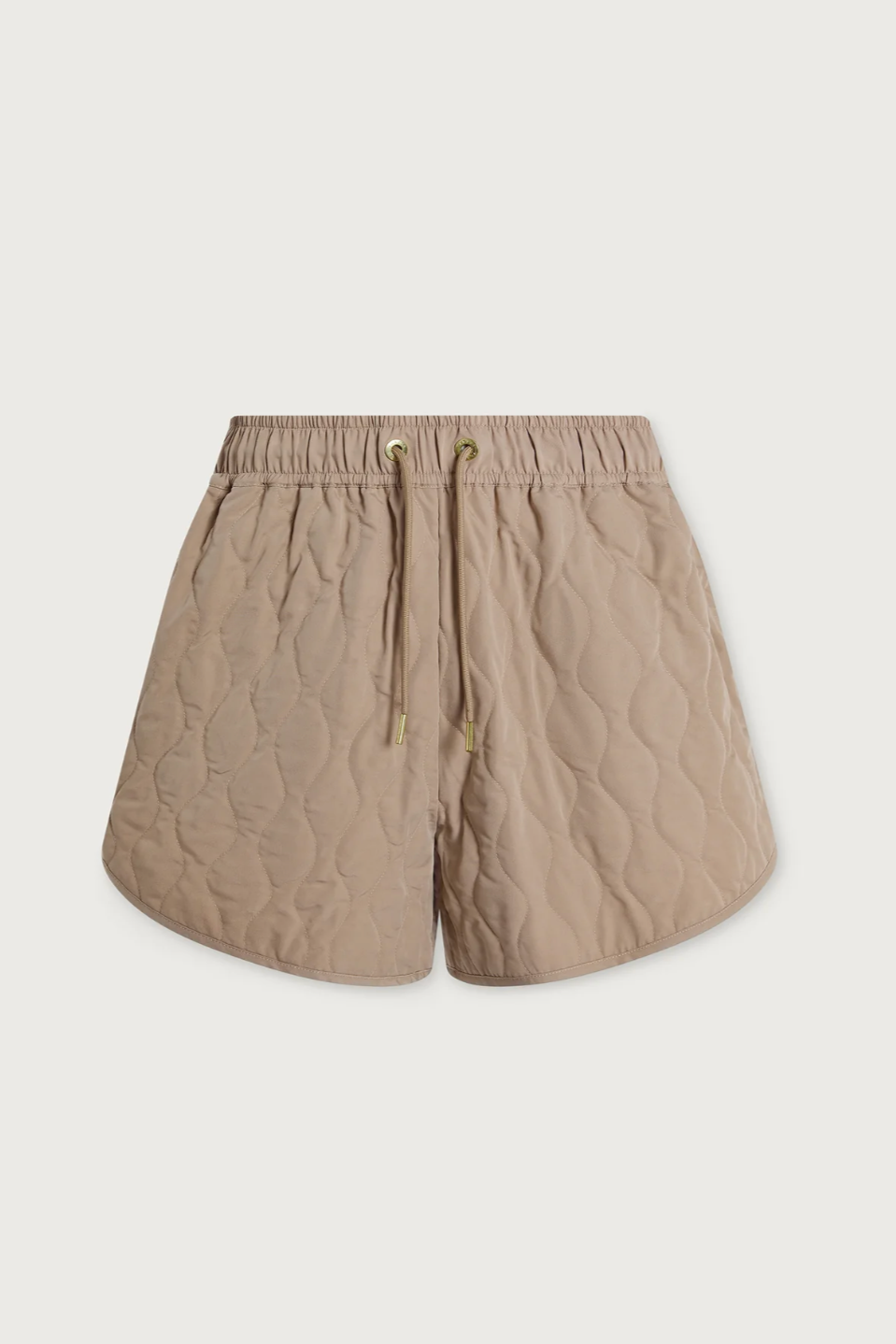 Catrine Quilted Short- Light Taupe