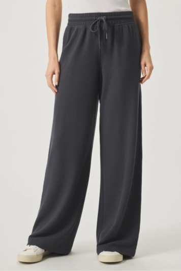 Waffle Scuba Pant- Lead