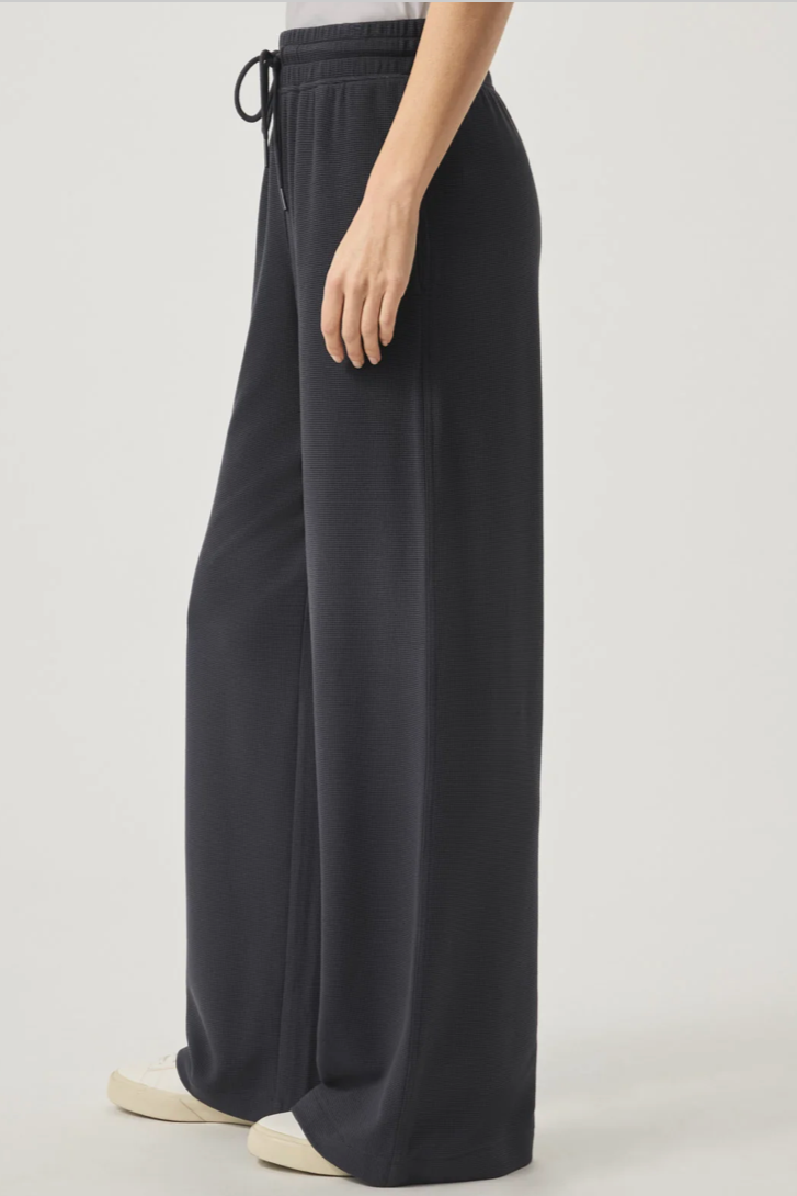 Waffle Scuba Pant- Lead