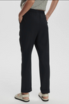 Alana Slim Taper Cuff Pant 27- Black