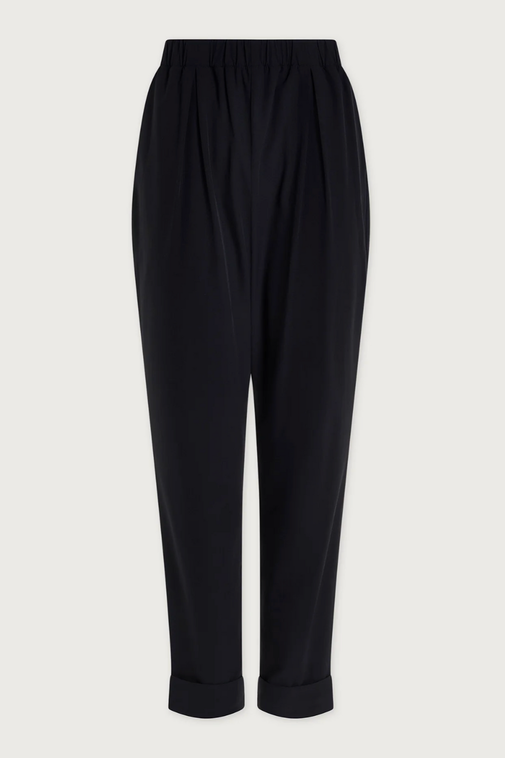 Alana Slim Taper Cuff Pant 27- Black