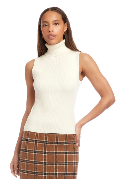 Kelli Turtleneck Sweater- Off White