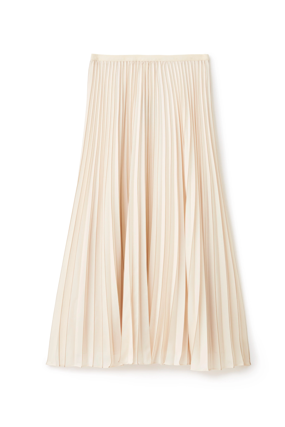 Claudia Pleated Skirt- Ecru
