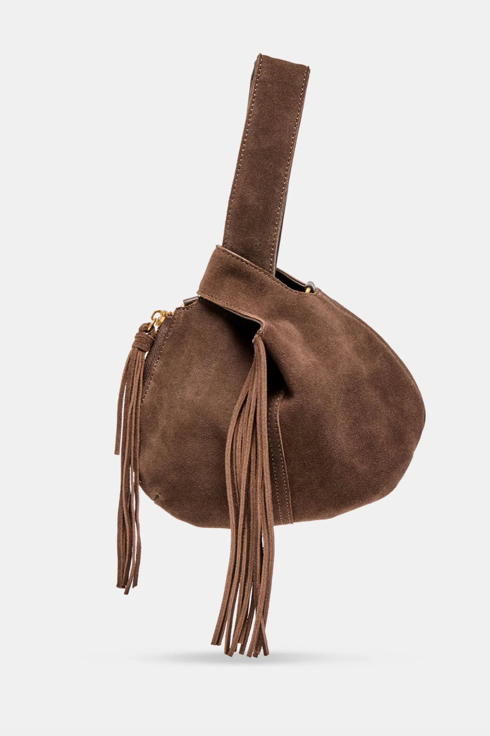 Zury Suede Handbag- Espresso