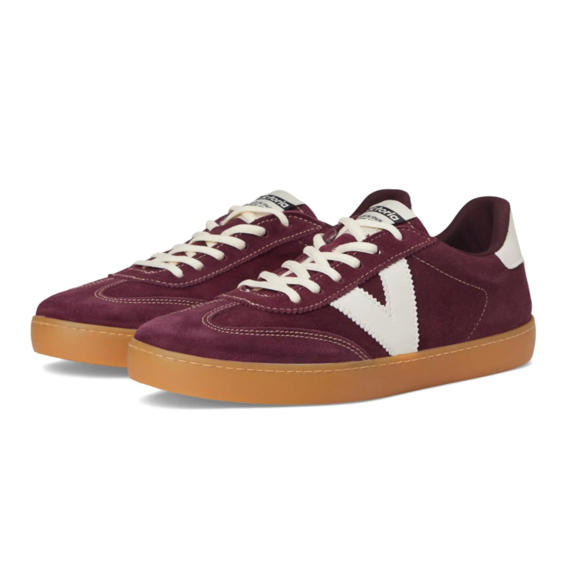 Victoria Berlin Suede Sneaker- Burdeos
