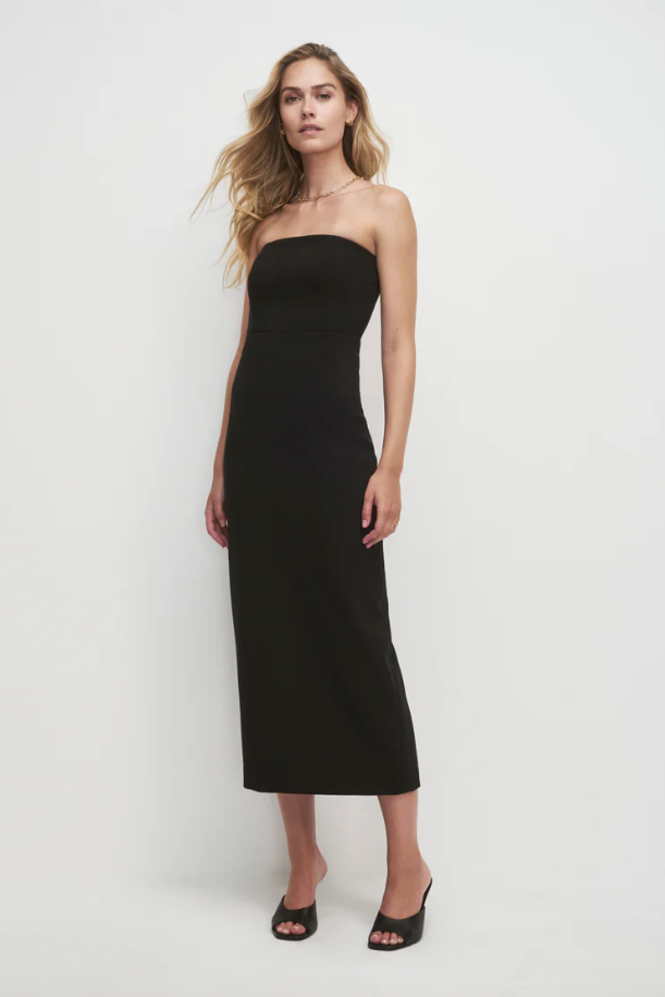 The Long Willow Dress- Black