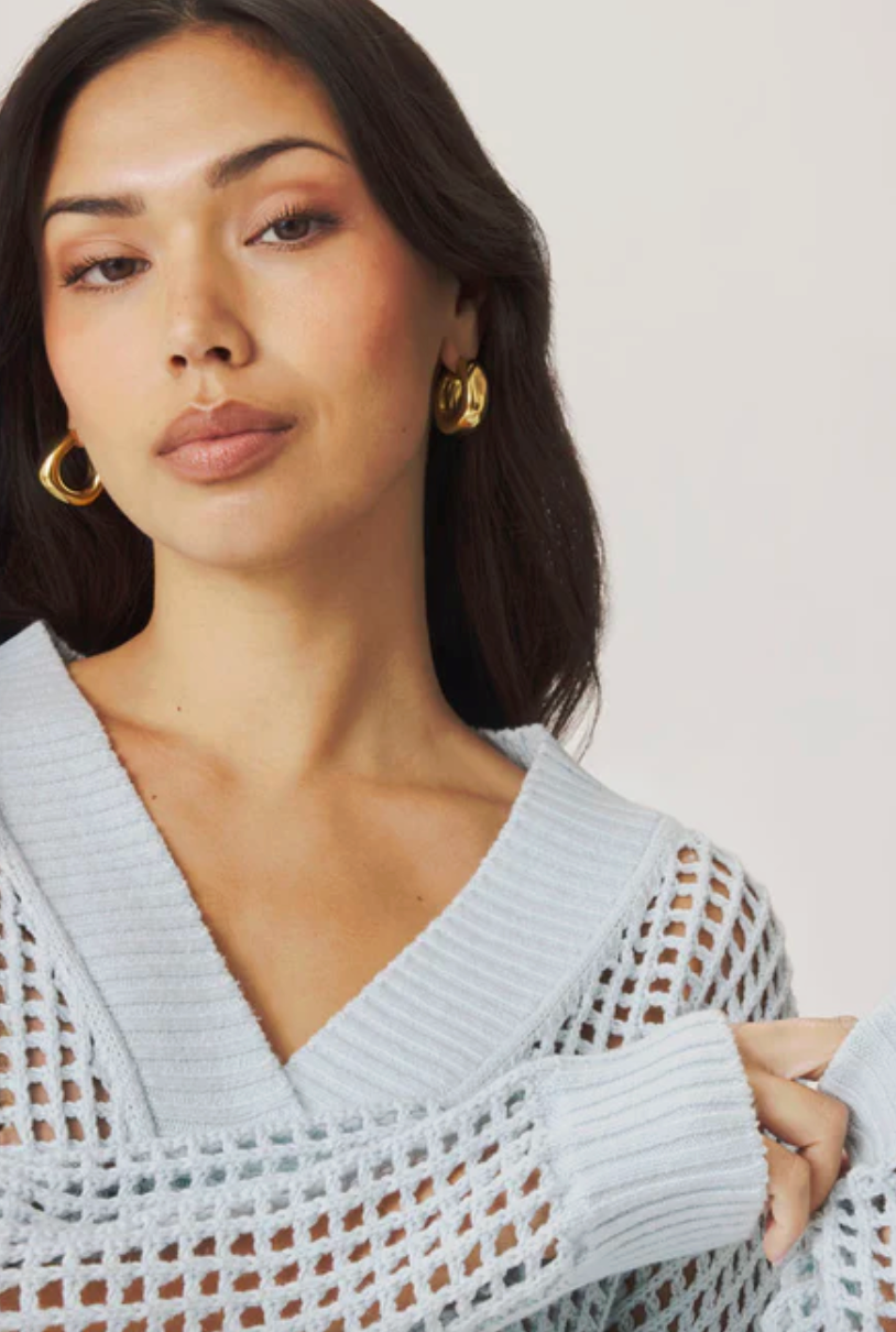 Camellia Open Knit Cardigan- Country Air