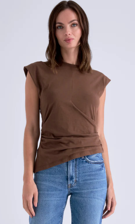 Nya Draped Tee- Java