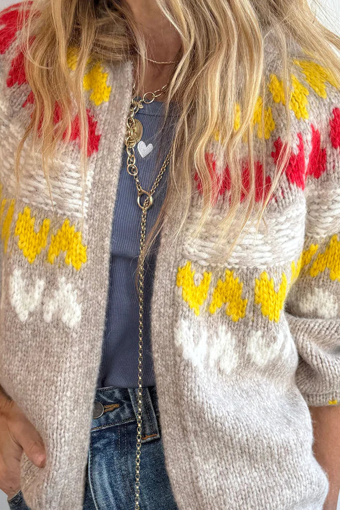 Sienna Ker-Isle Cardigan- Camel