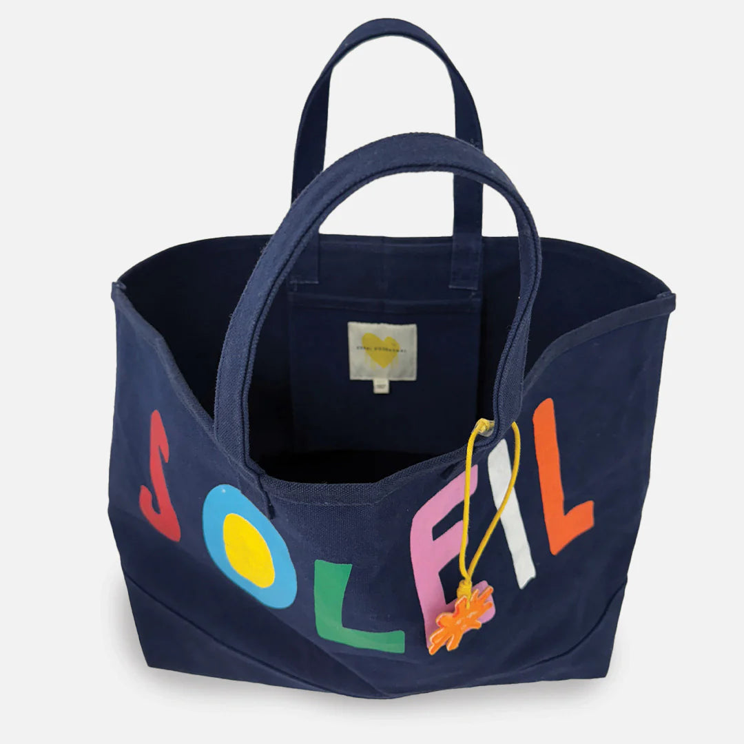 Soleil Beach Tote- Indigo Blue