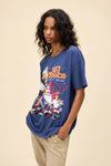 No Doubt Return of Saturn Collage Merch Tee- Washed Indigo