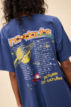 No Doubt Return of Saturn Collage Merch Tee- Washed Indigo
