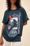 Sun Records Elvis Polaroid Collage Merch Tee- Vintage Black