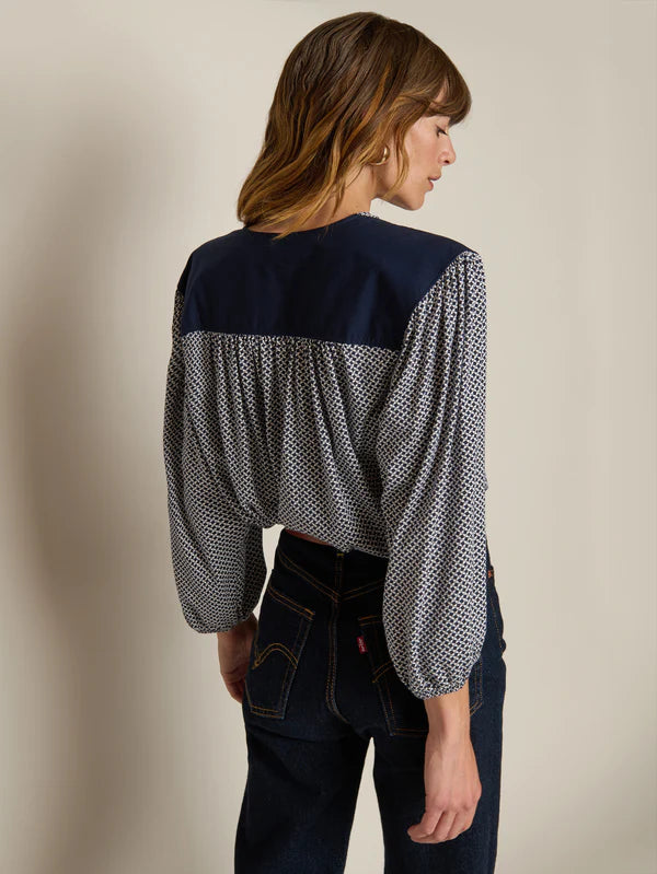 Twyla Long Sleeve- Tossed Geo