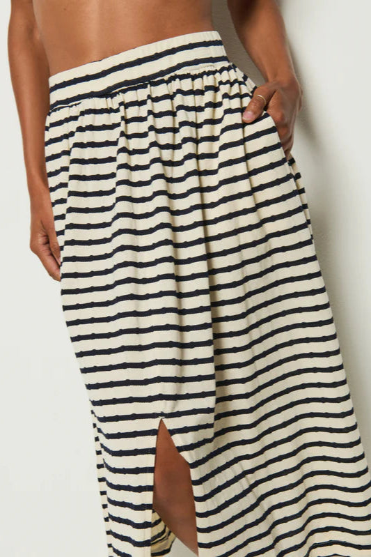 Vida Skirt- Night Sky Stripe