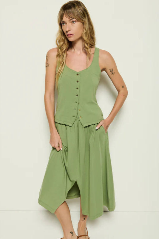Vida Skirt—Loden