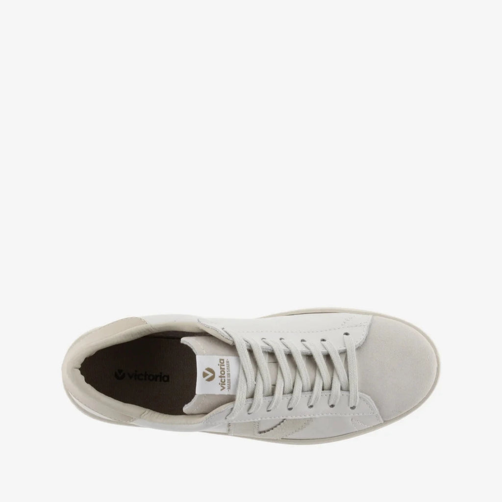 Berlin Leather Sneaker- Hielo