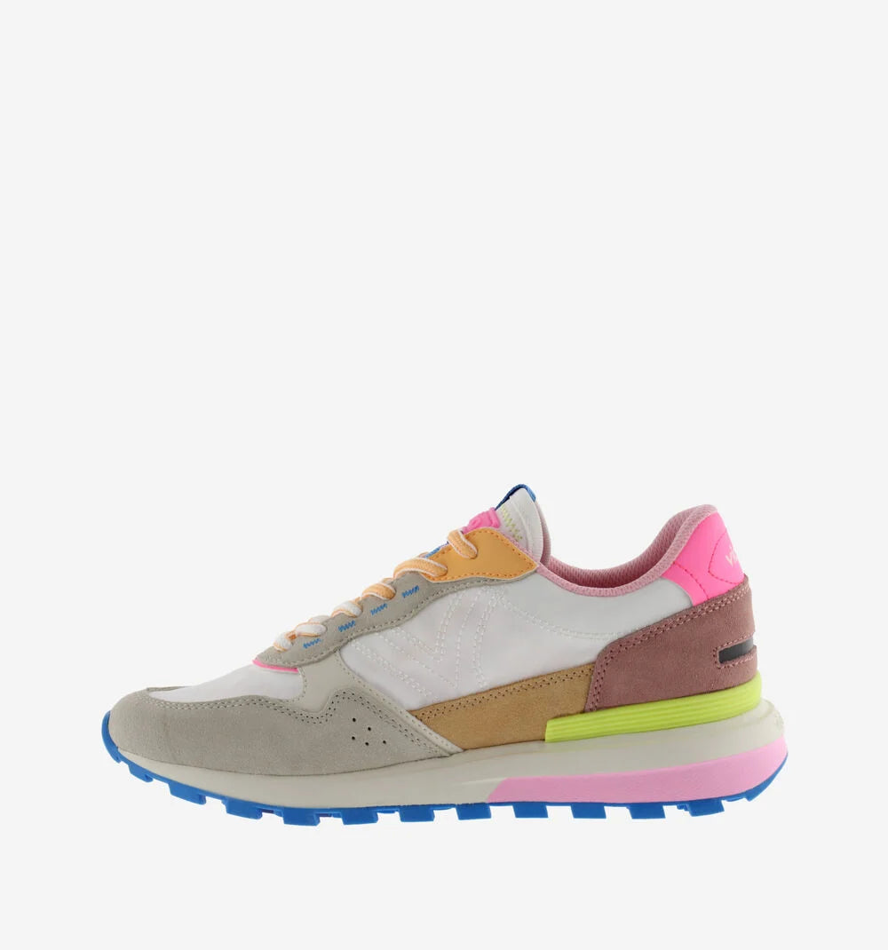 Luna Nylon Sneaker- Blanco