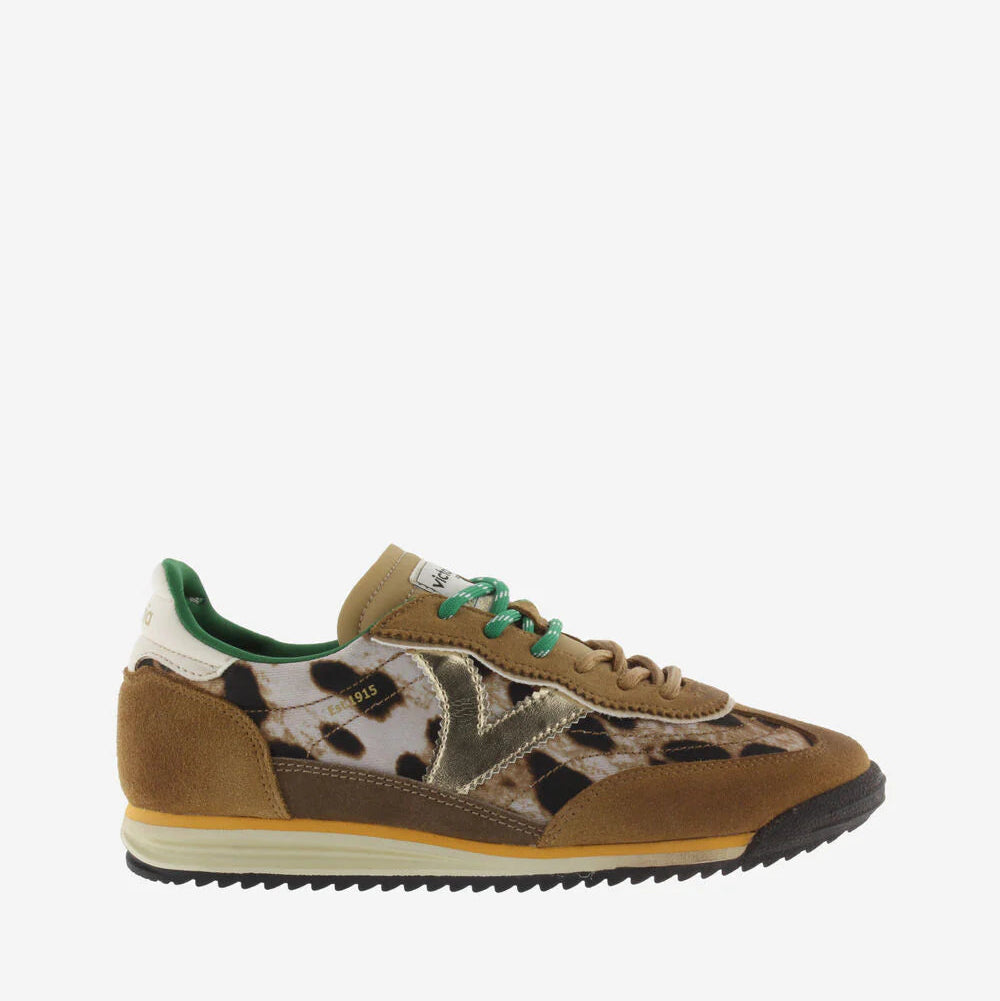 Victoria Saturno Serraje & Nylon Animal- Camel