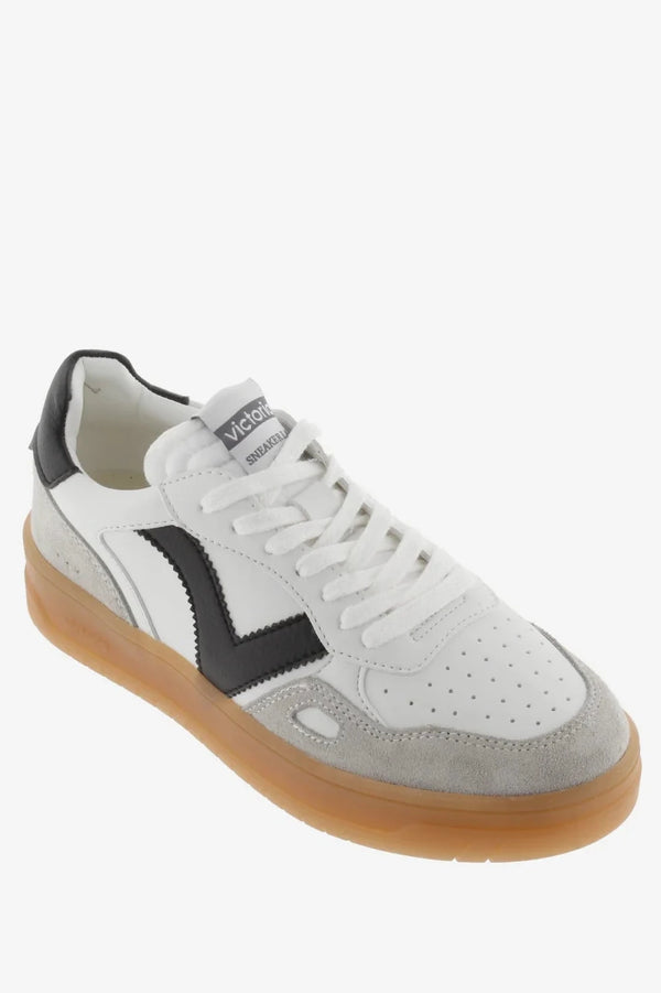 Seoul Effect Leather Sneakers- Blanco