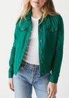 Jean Linen Jacket- Ivy Green