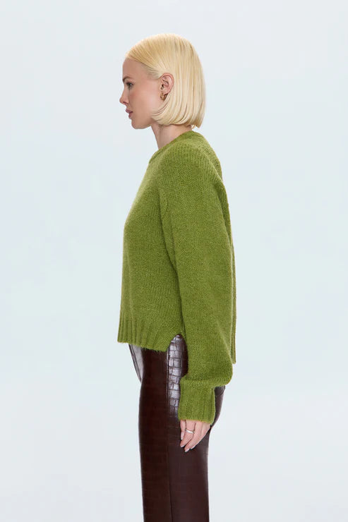 Adina Sweater- Pea Green