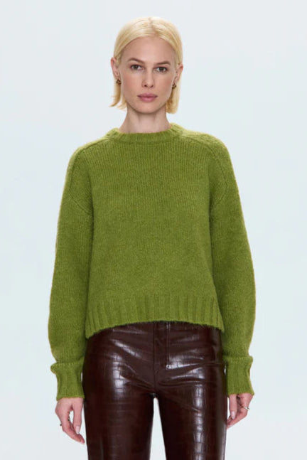 Adina Sweater- Pea Green