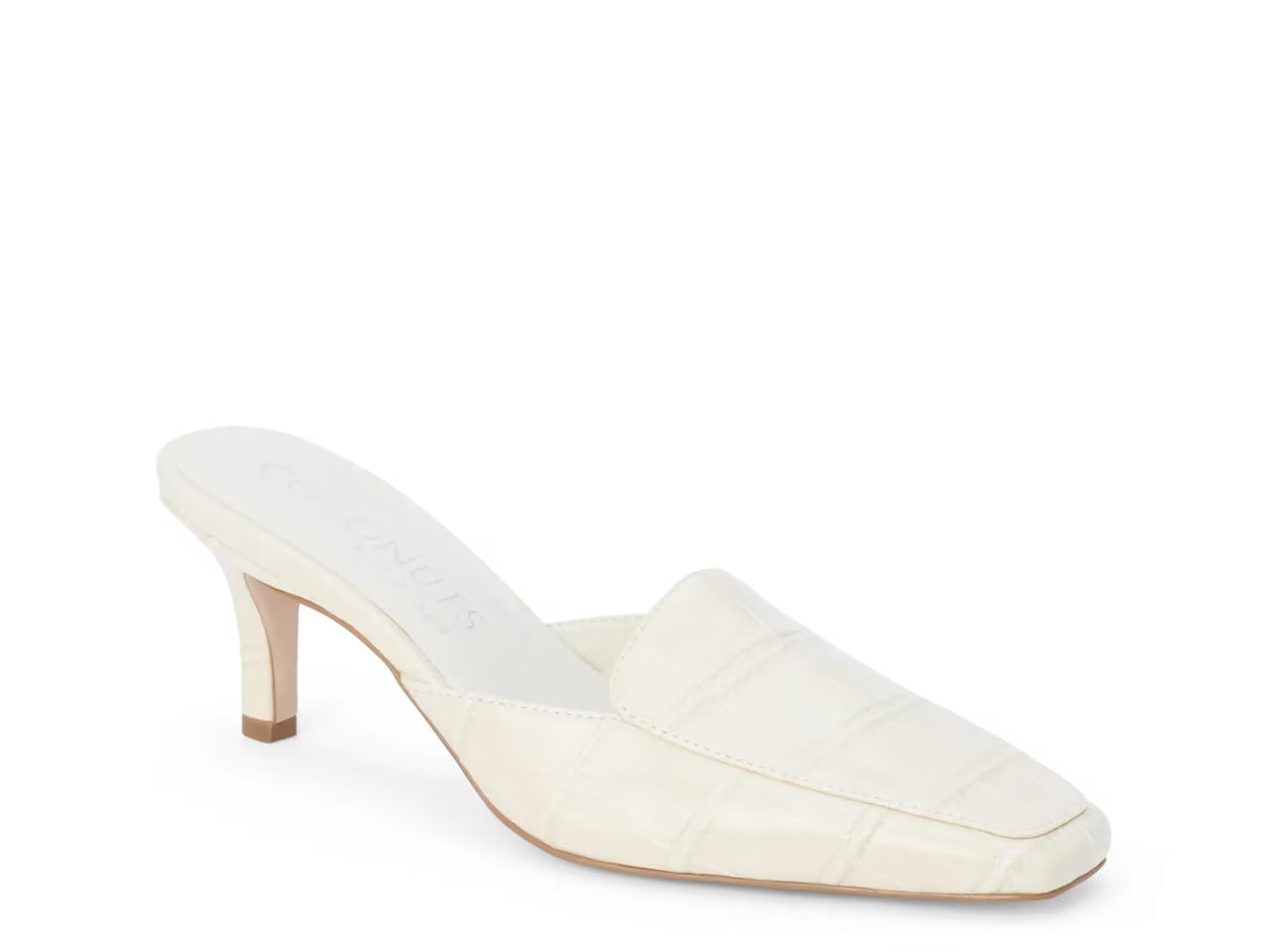 Davey Croc Mule-Ivory