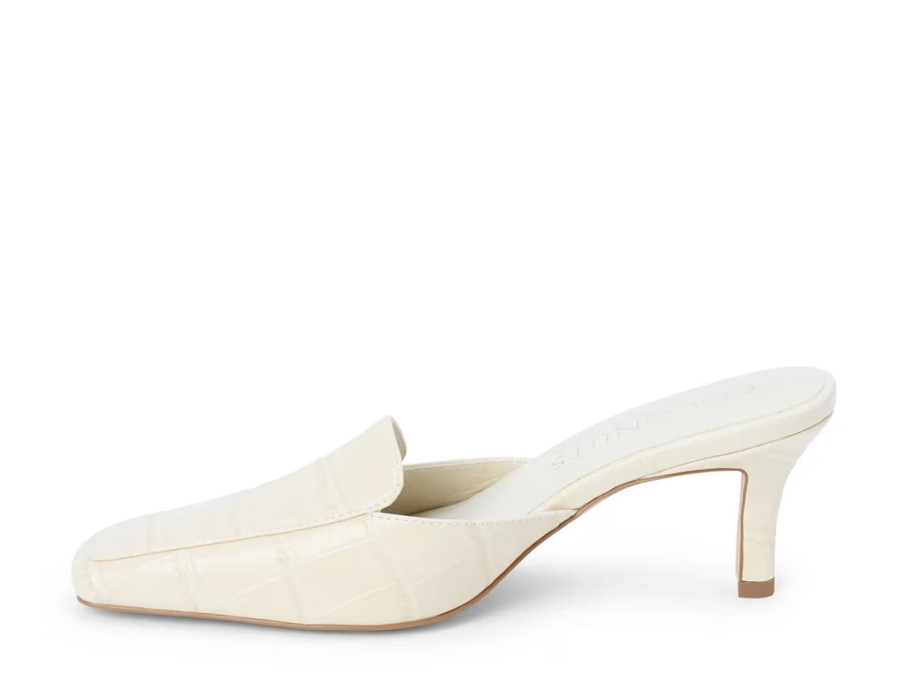 Davey Croc Mule-Ivory