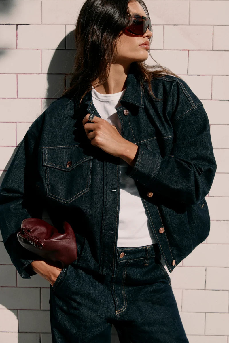 Bibi Blouson Jacket in Nightfall