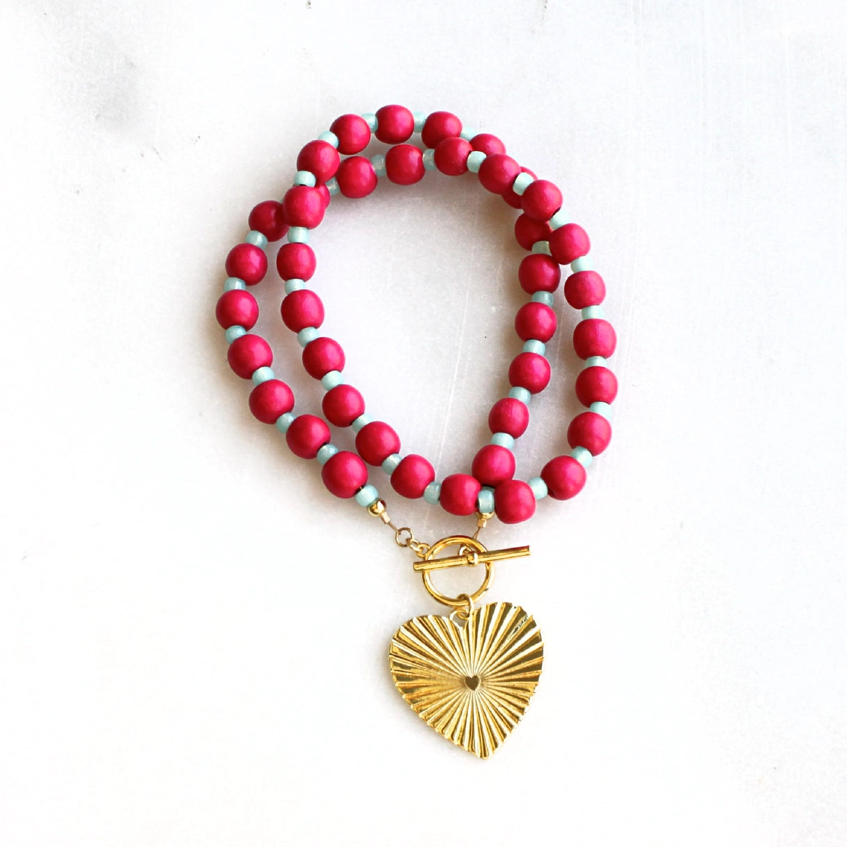 Sonoran Heart Toggle Necklace- 18 inch