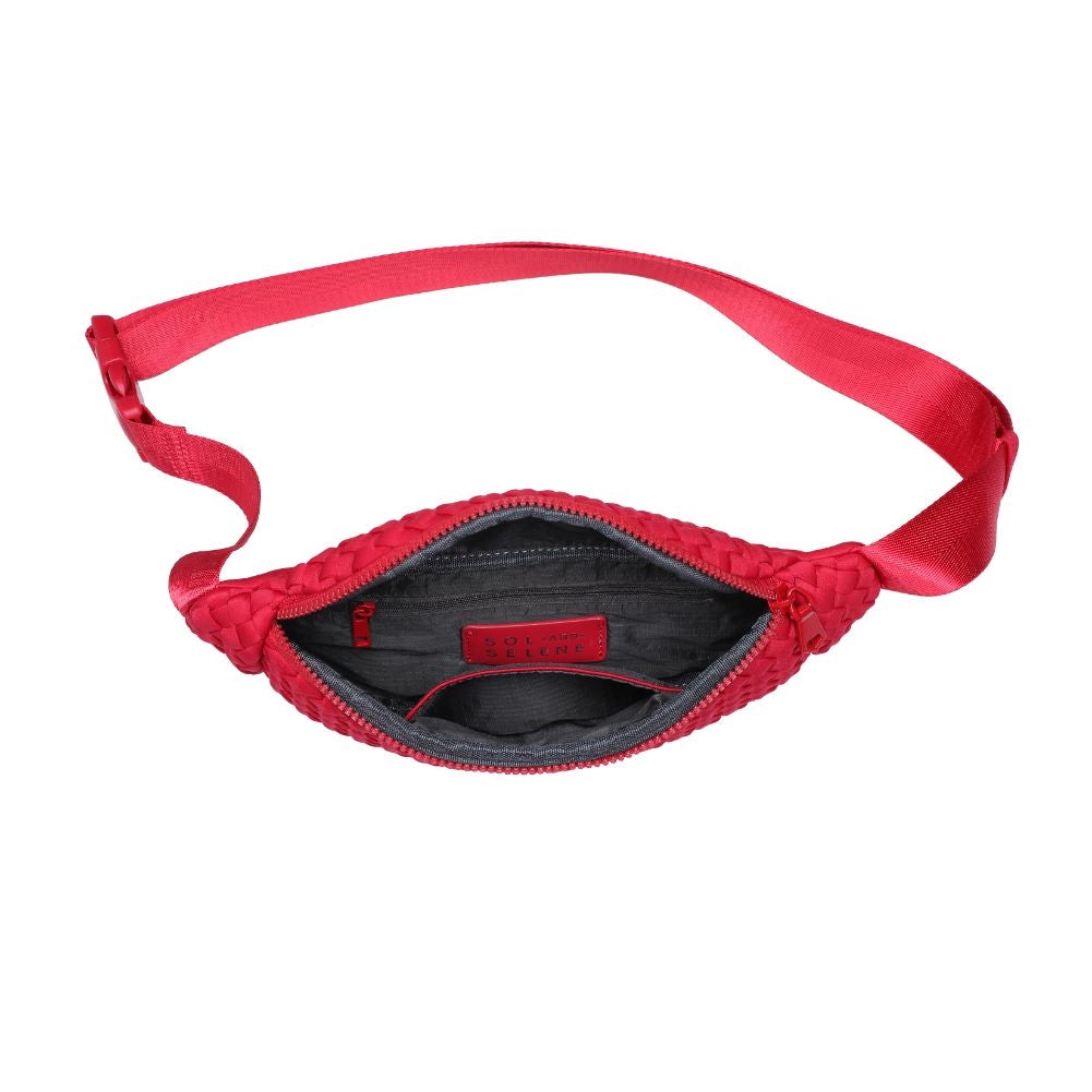 Aim High Woven Neoprene Belt Bag- Red