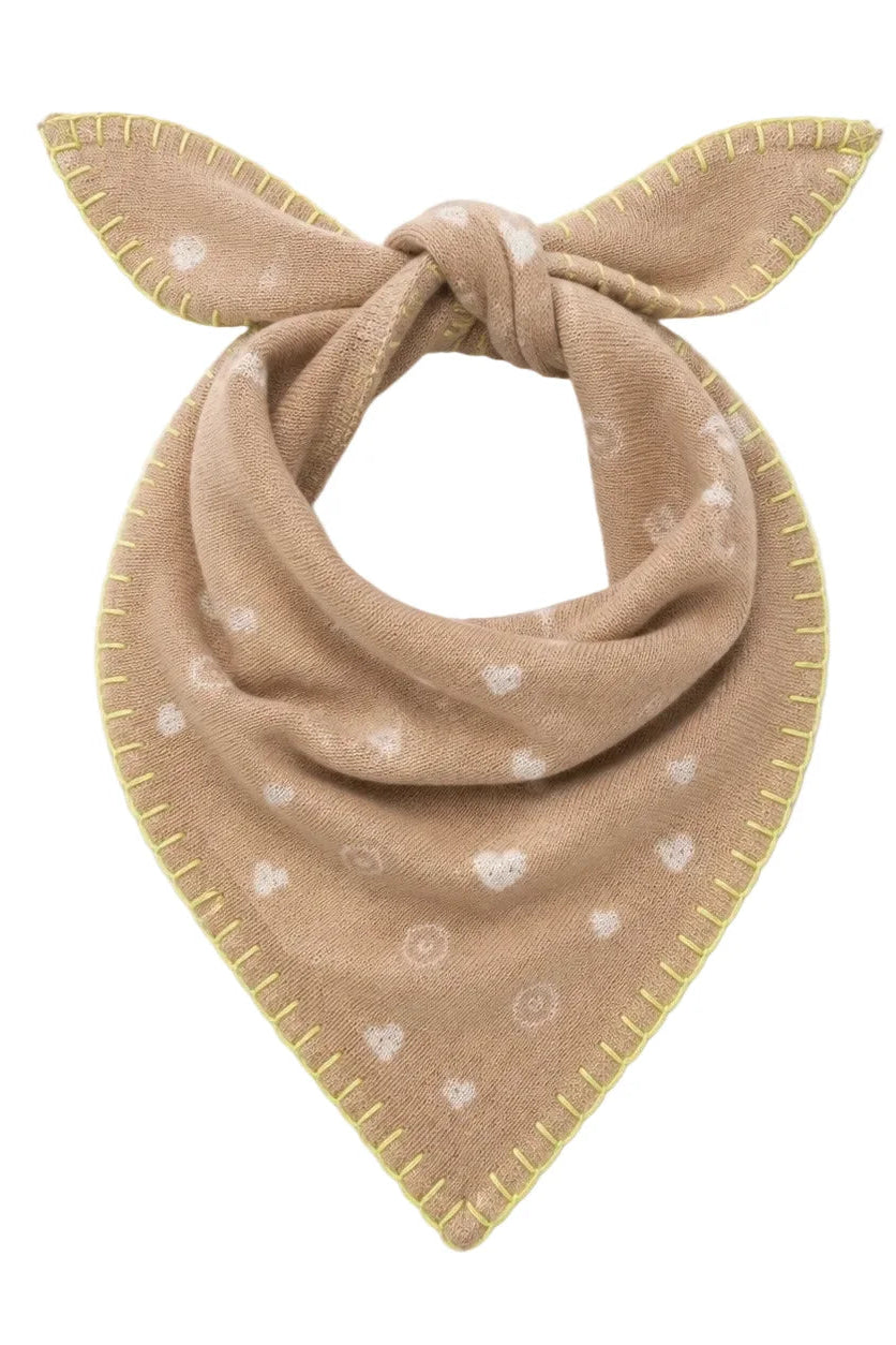KR Cashmere Bandana in Camel