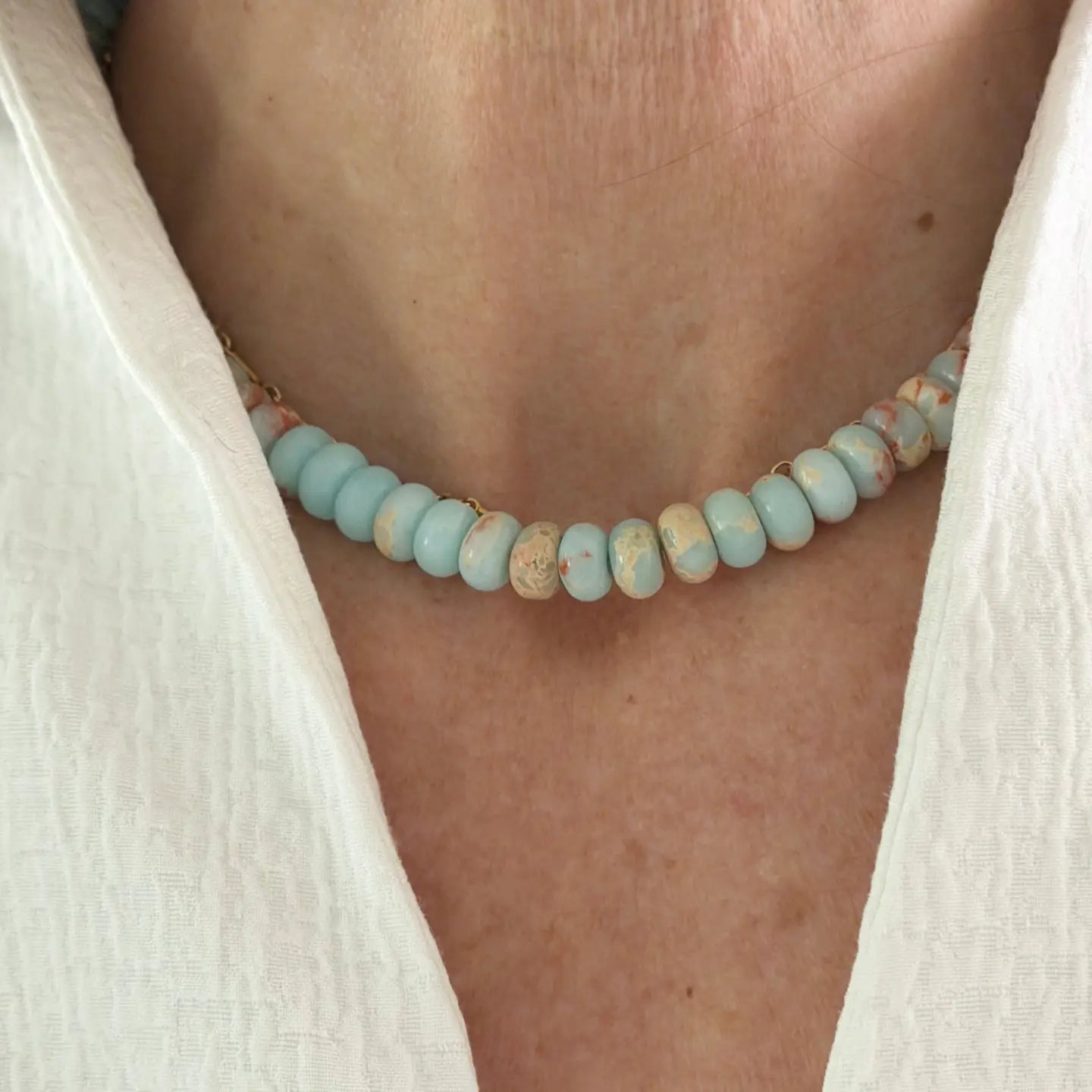 Ronnie Beaded Necklace- Beachy