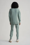 Masie Longline Sweatshirt—Lily Pad