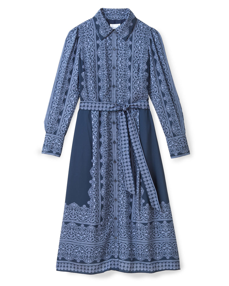 Grace Midi Dress-Carmel Trellis