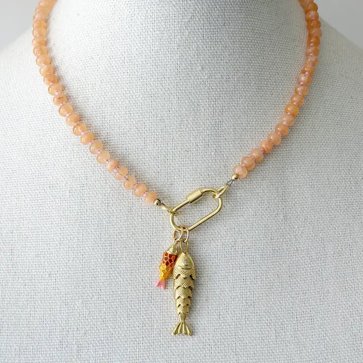 Beaded Fishy Necklace