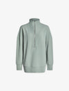 Masie Longline Sweatshirt—Lily Pad