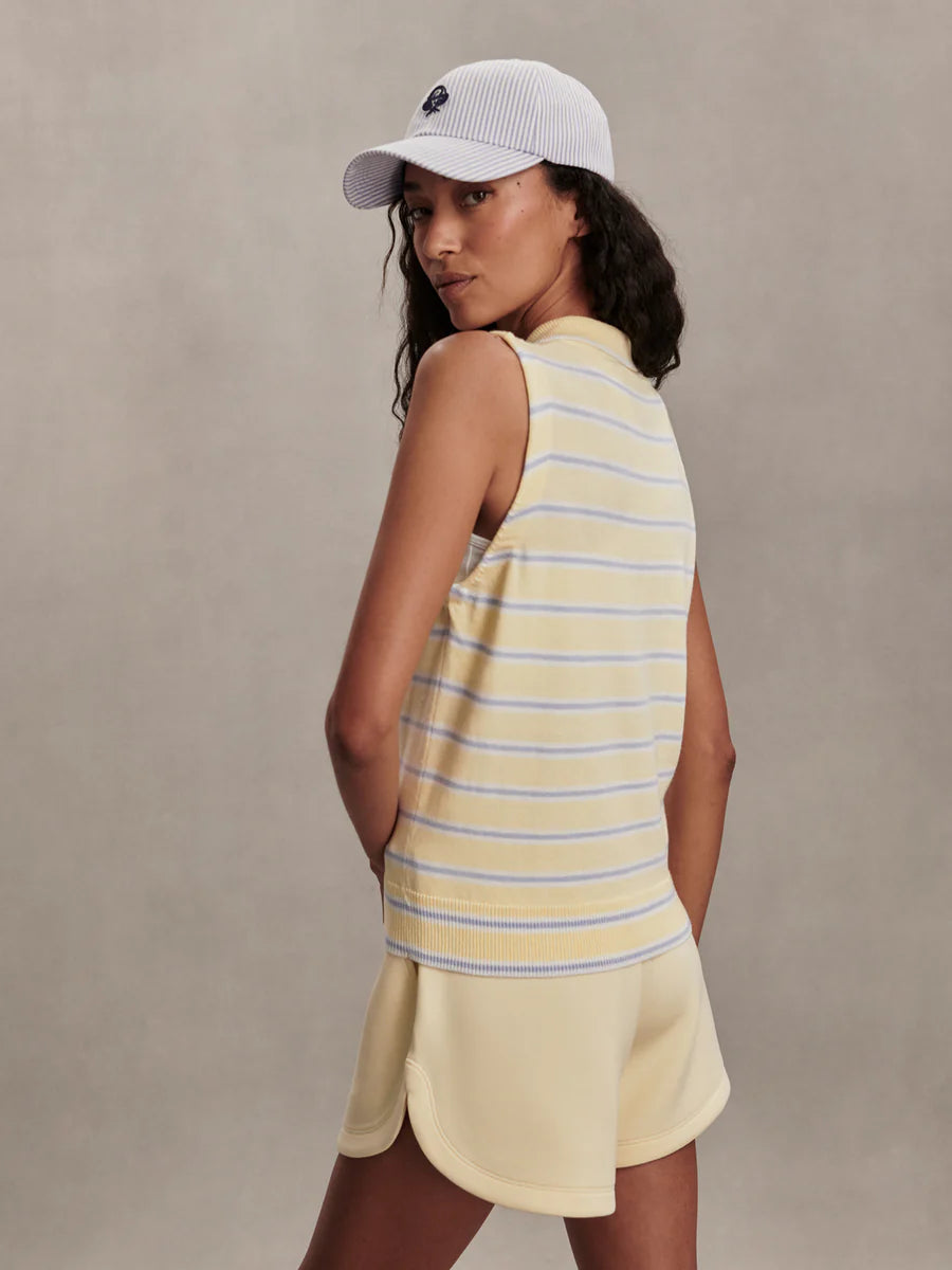 Rue Polo Tank- Xenon Blue